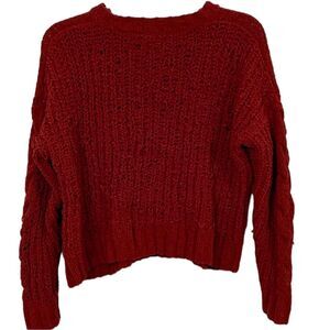 Aeropostale - Chenille Sweater, Coral, Women’s XS